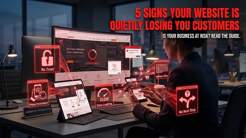 5 Signs Your Website Is Quietly Losing You Customers